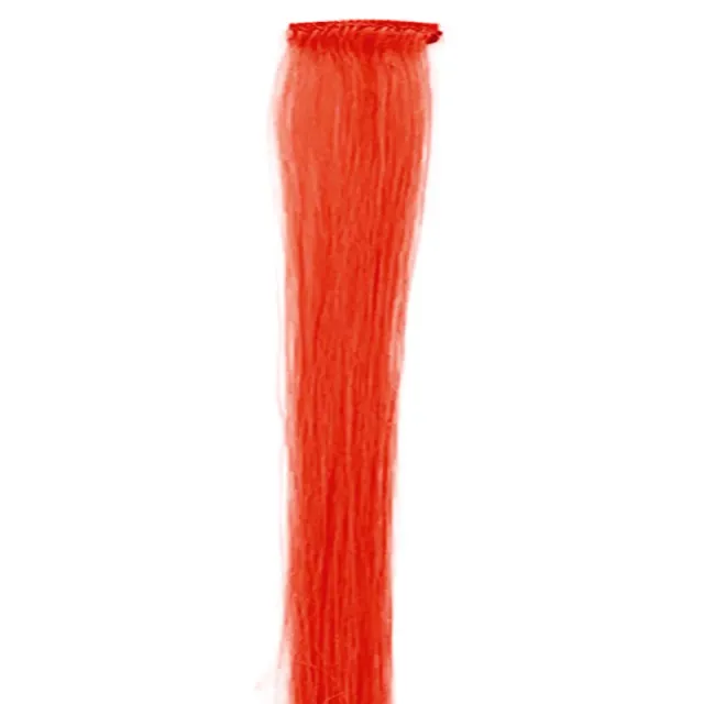 OakHair Crazy Color röd slinga 50 cm syntet