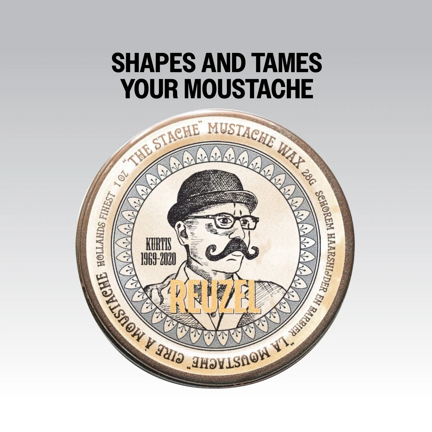 Reuzel Mustache Wax mustaschvax Bourbon Sidecar