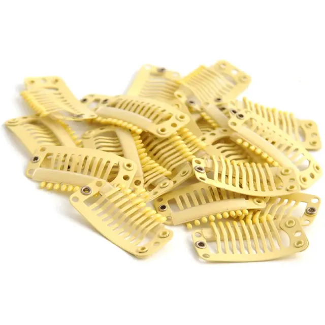 Cold Fusion Clip On clips blond 20-pack 3 cm reservclips