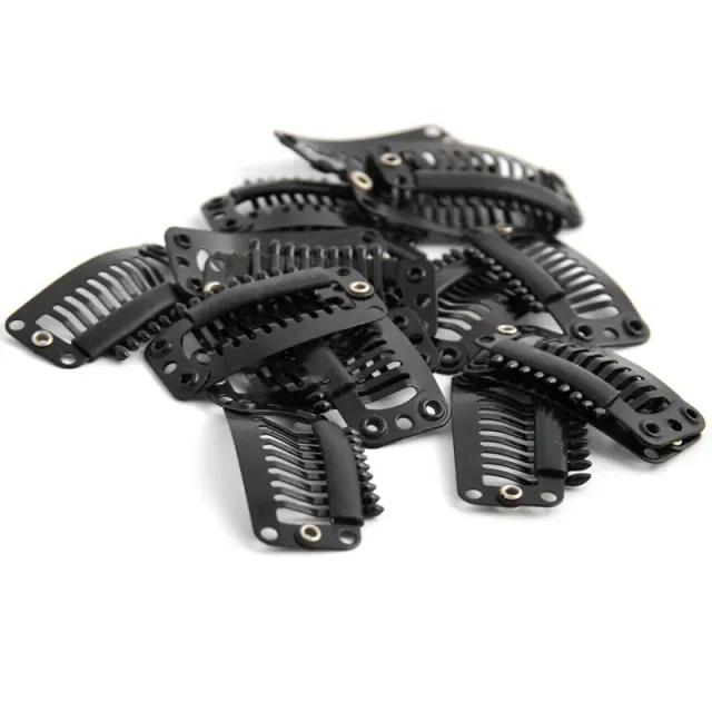 Cold Fusion clip on clips svarta 20-pack 3 cm