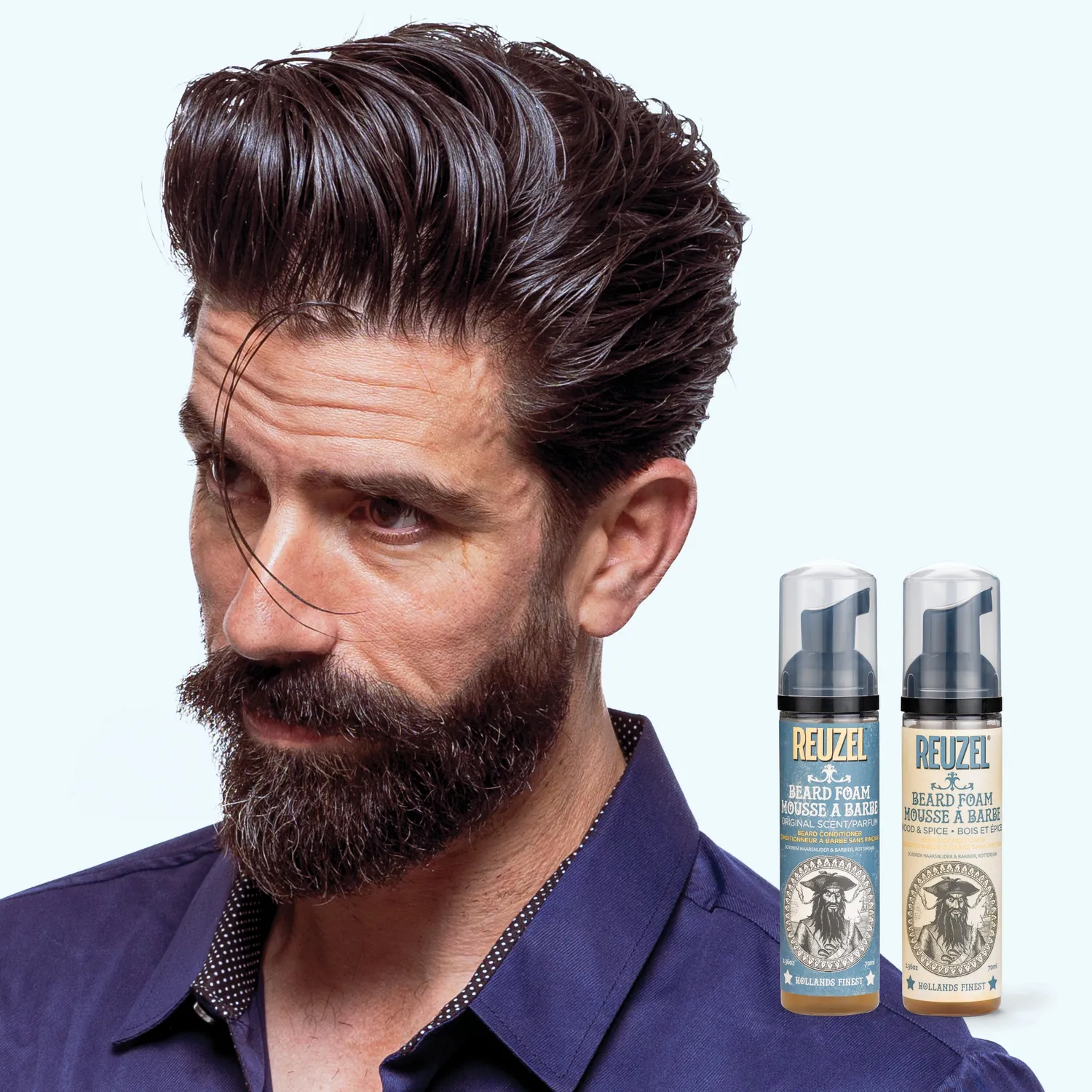 Reuzel Beard Foam skäggskum 70ml fräsch