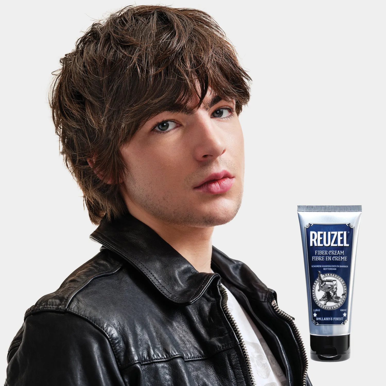 Reuzel Fiber Cream hårkräm 100 ml matt stadga 4