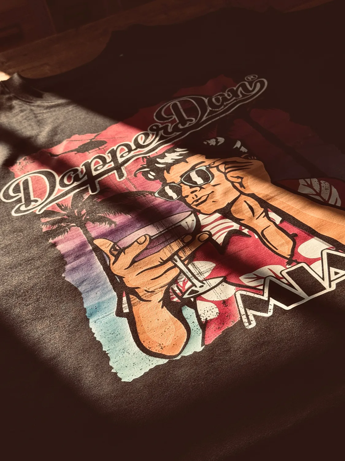 Dapper Dan Retro Tee Miami 84 t-shirt bomull