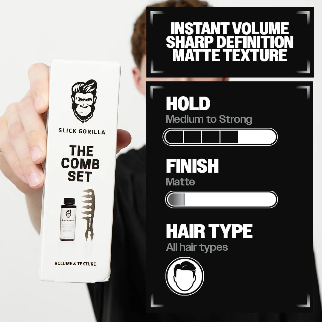 Slick Gorilla The Comb Set puder + kam matt